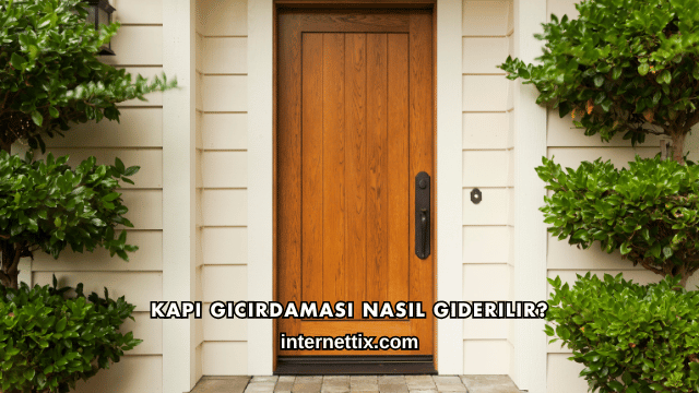 Kapı Gıcırdaması Nasıl Giderilir?