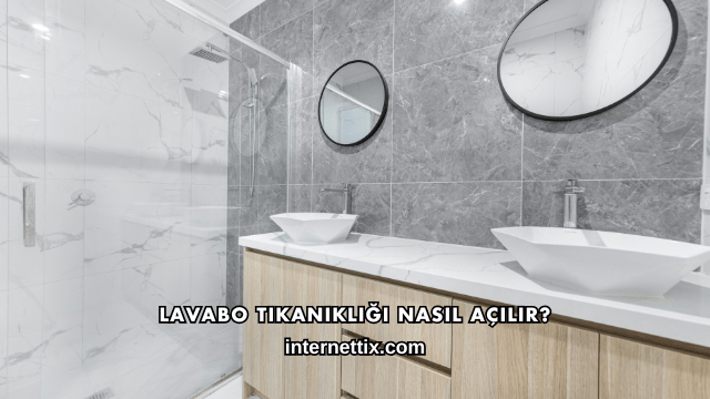 Lavabo Tıkanıklığı Nasıl Açılır?
