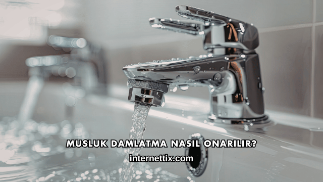 Musluk Damlatma Nasıl Onarılır?