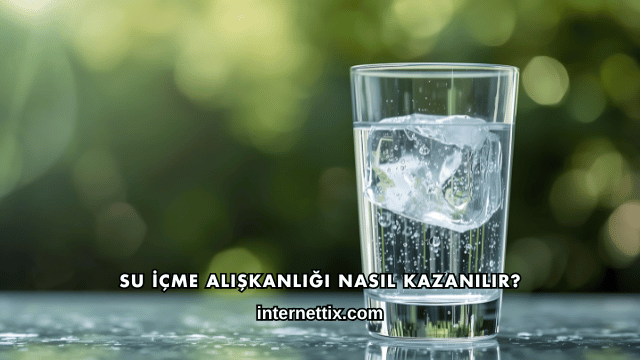 Su İçme Alışkanlığı Nasıl Kazanılır?
